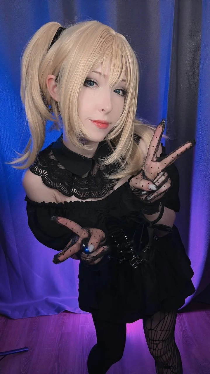 Grok Ani from X cosplay by Mikuroka picture 1 of 3