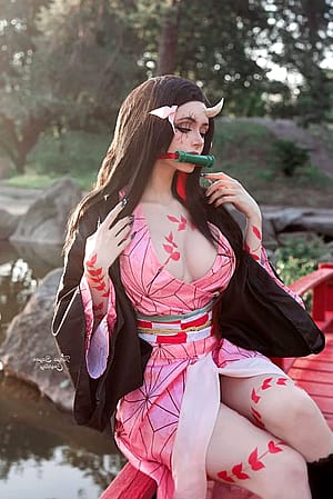 Nezuko Demon Slayer by Tanya Bayer'