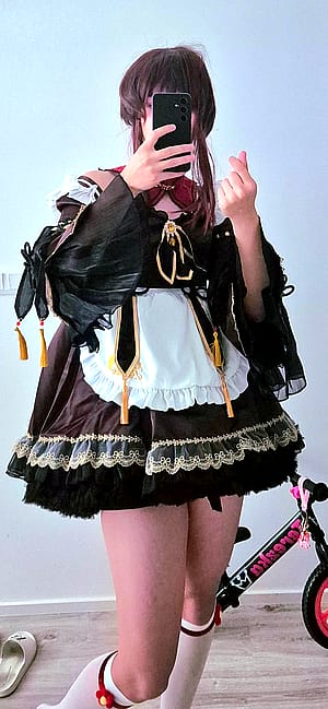 Maid Hu Tao (AmeKurisu)'