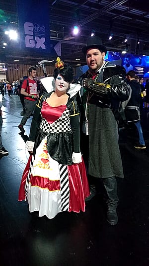 Assassins Creeds Jacob Frye and the Queen of Hearts - cosplayers are jkPK (aka Fun-In-Oxfordshire)'