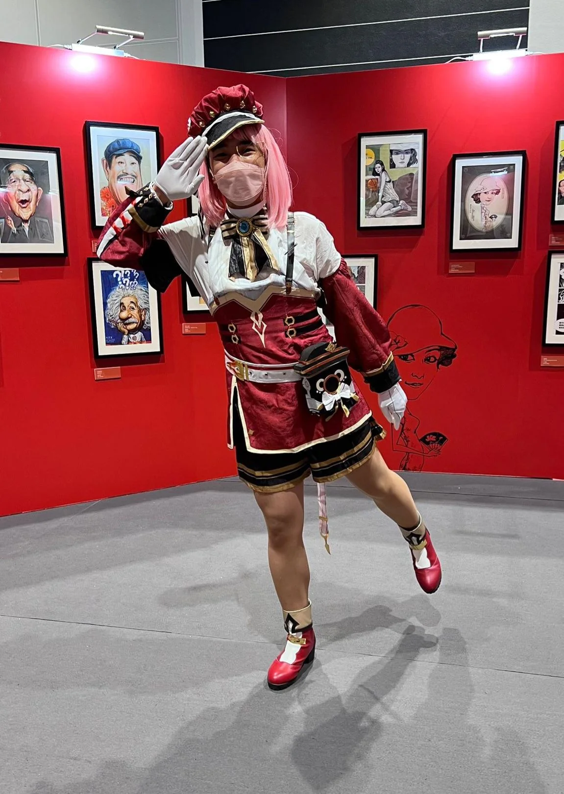 This is my Charlotte cosplay (genshin) picture 1 of 4