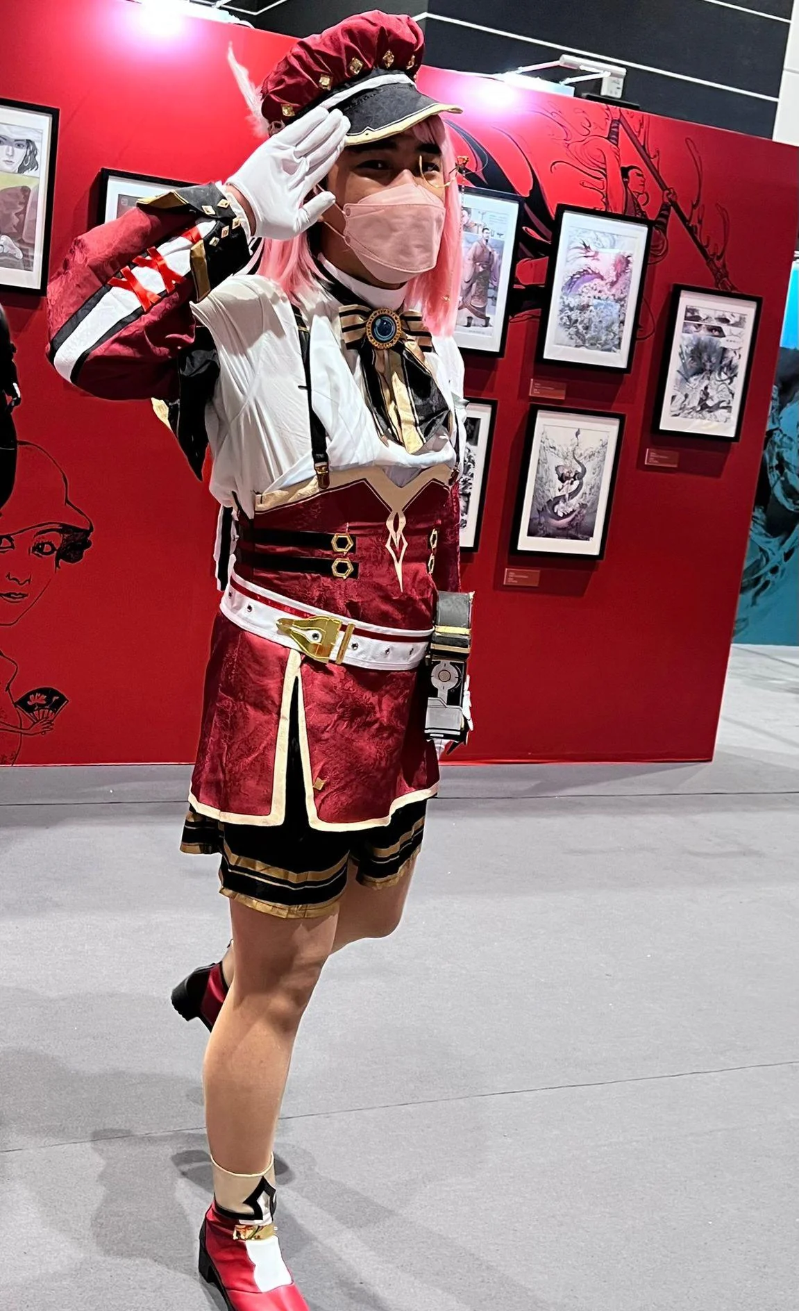 This is my Charlotte cosplay (genshin) picture 2 of 4