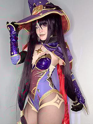 Mona from Genshin Impact by Emfox'