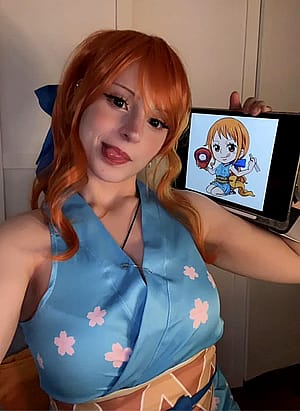 my nami cosplay 🍊 (eggscellentnana on insta)'
