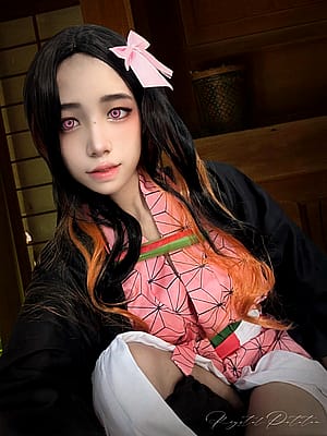 My Nezuko Cosplay from Kimetsu no Yaiba (by Krystal.Potatou)'