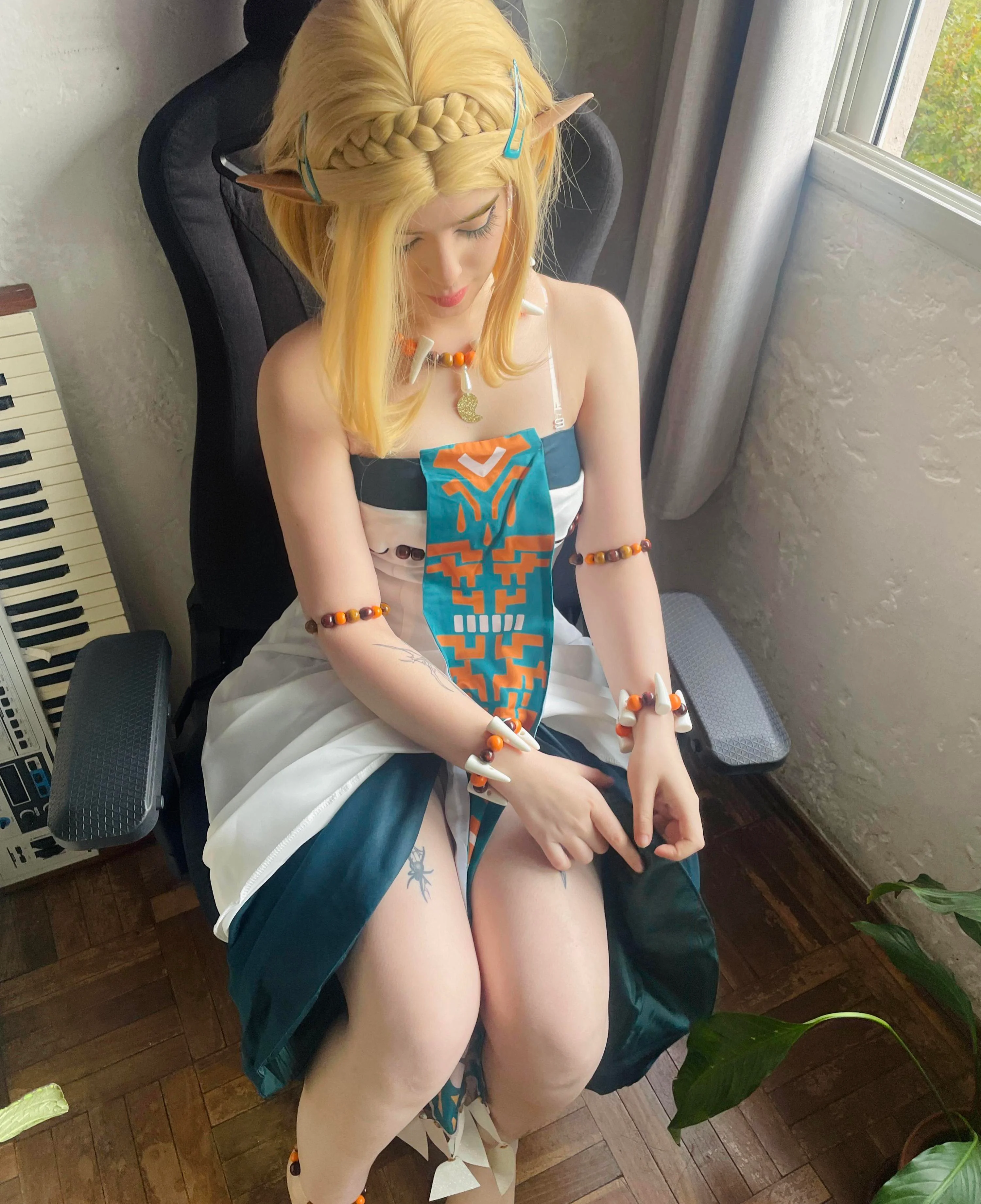 Zelda from Totk cosplay by [Kurisutyn] 💛💚 picture 3 of 4