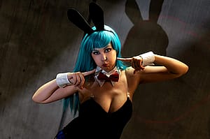 Bulma Bunny outfit From Dragon Ball by Red Rose Cosplay'
