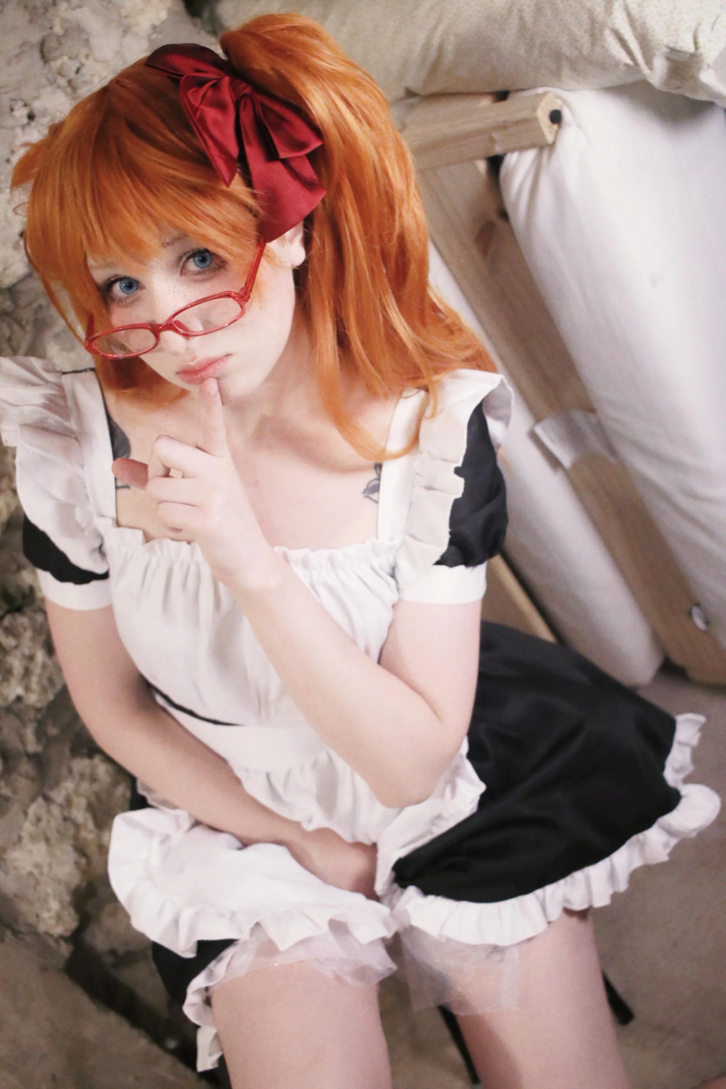 Asuka maid cosplay attempt by BunniBlu picture 1 of 1