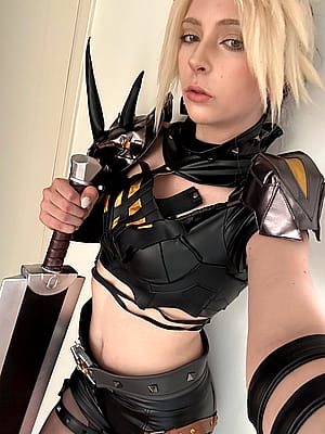 Cloud strife as Magik cosplay by amelia'