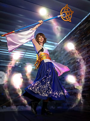 Yuna from Final Fantasy X by Aery Tiefling [OC]'