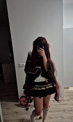 Maid Hu Tao now with ponytails! (Amekurisu)'
