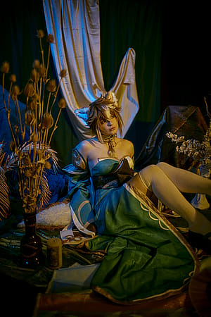 Miss Hina from Genshin Impact by Eva Sibir'