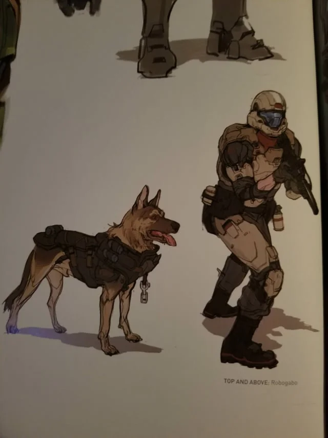 Halo ODST cosplay and a k9 handler concept art brought to life, mooreshots picture 1 of 7