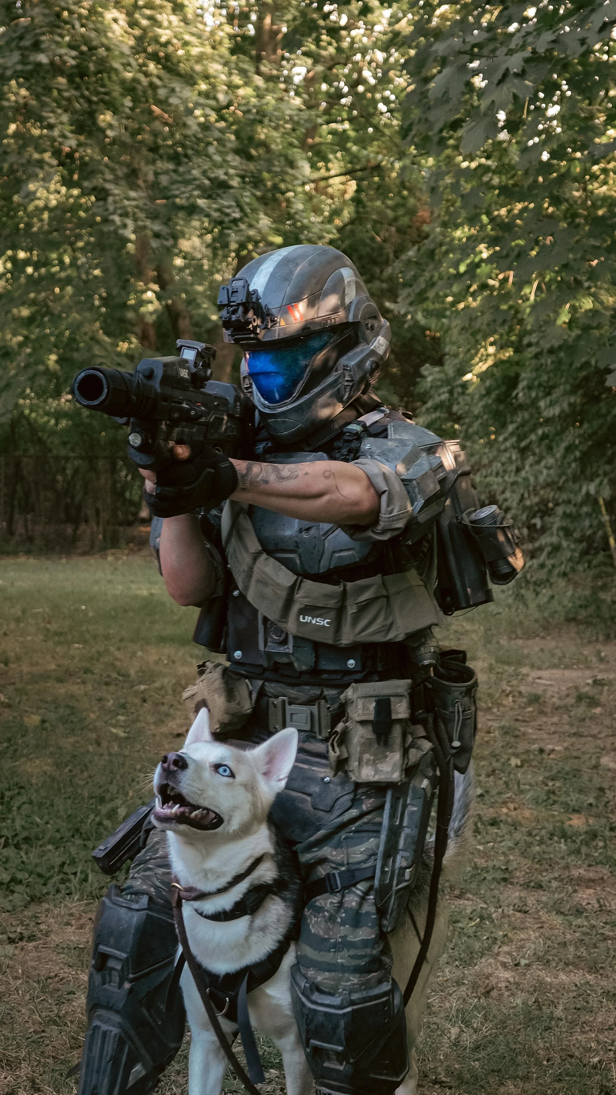 Halo ODST cosplay and a k9 handler concept art brought to life, mooreshots picture 6 of 7