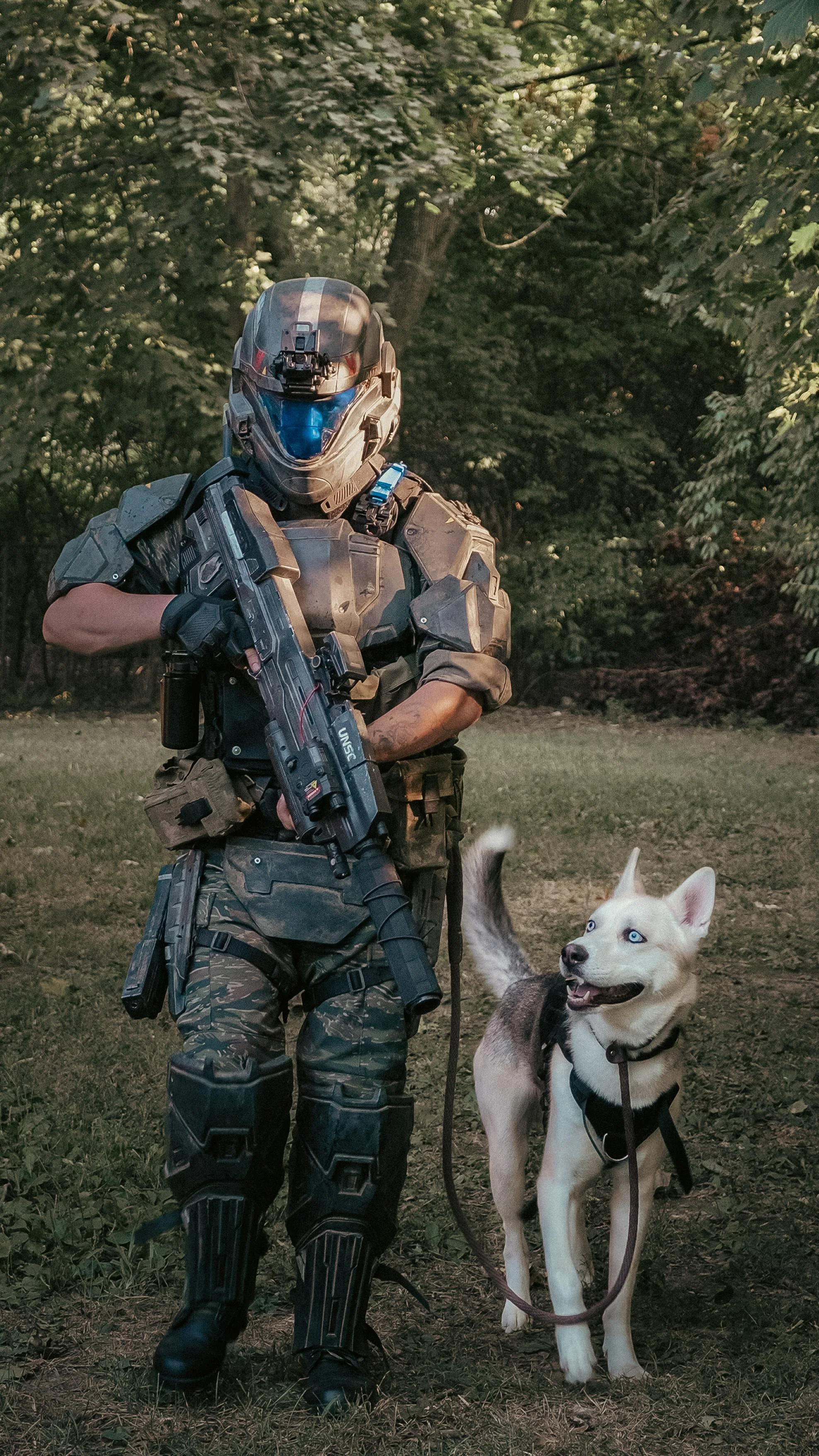 Halo ODST cosplay and a k9 handler concept art brought to life, mooreshots picture 7 of 7