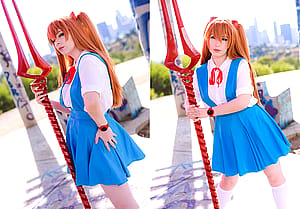 Asuka, from Neon Genesis Evangelion (by lynxicat)'