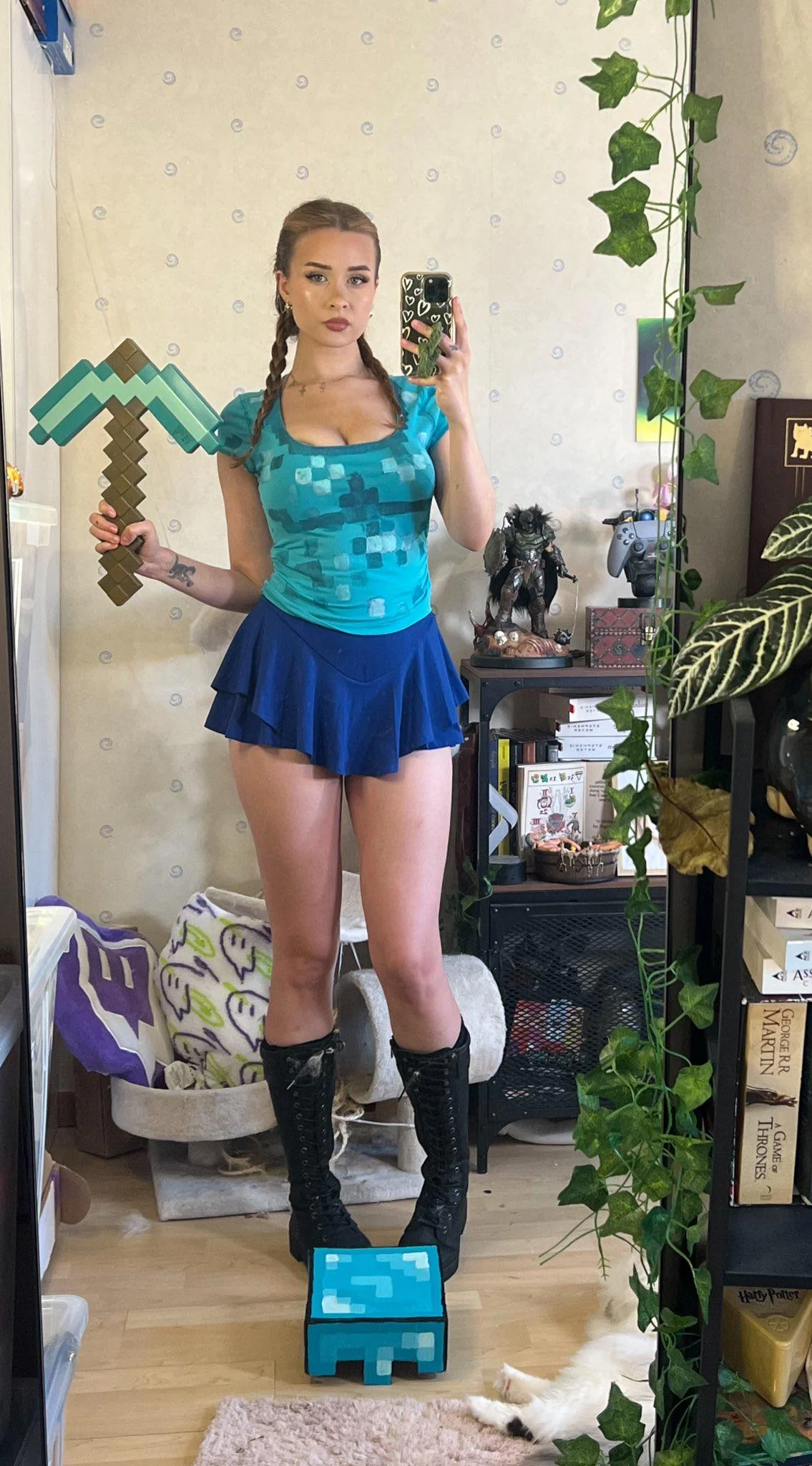 My Minecraft Diamond Girl cosplay (Elina) picture 1 of 1
