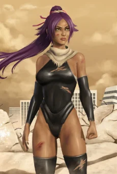 Shihoin Yoruichi by Josselyn [Bleach] picture 2 of 3