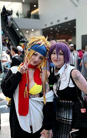 Reze (Aria) and Rikku (cinnanoe)'