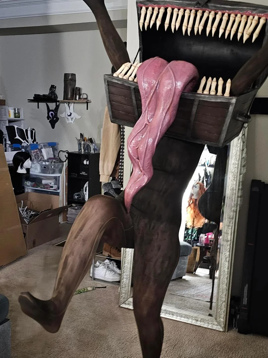 a dark souls mimic cosplay by @trashpersocom picture 2 of 3