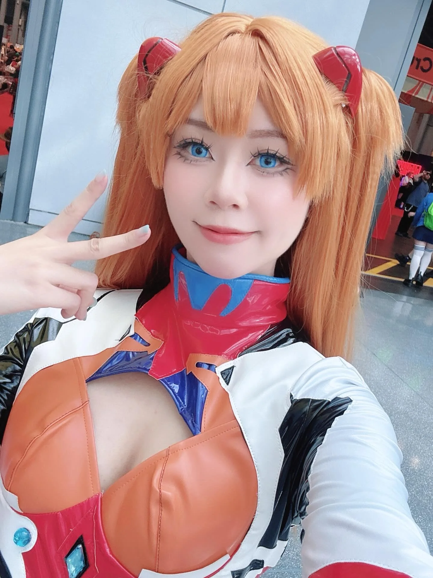 My (@ordinarymizu) cosplay of Asuka from Evangelion at Anime NYC this past weekend picture 1 of 2