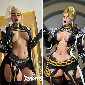 My Emma Frost X-Revolution cosplay (tastingink)'