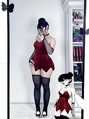 Goth Tinkerbell by me, Anna!'