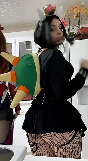 Low effort Bowsette by Emma Nunez'