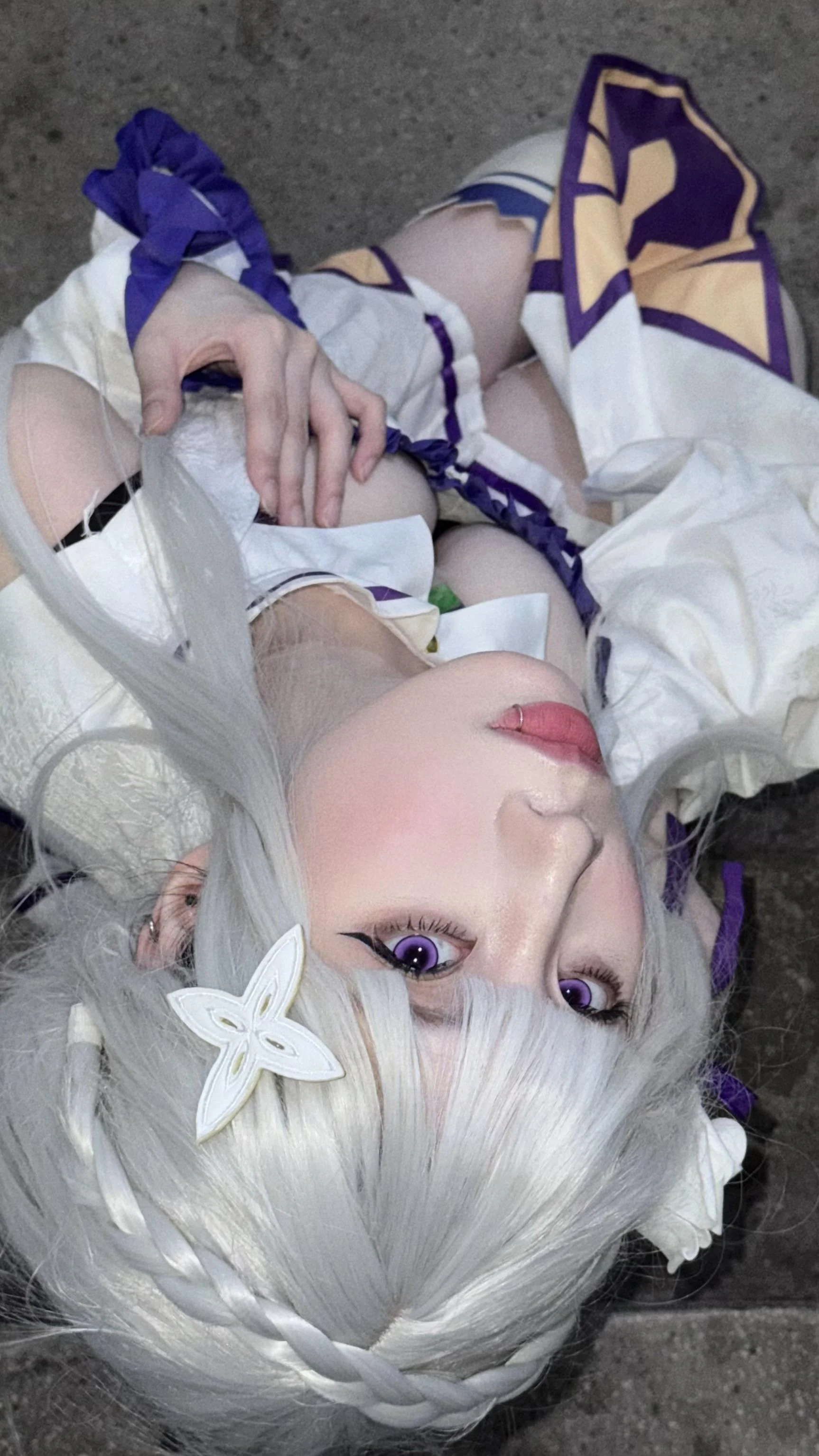 My Emilia cosplay ：） picture 1 of 1