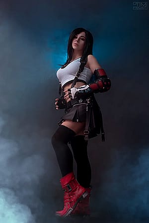Tifa Lockhart from Final Fantasy VII: Remake cosplay by Yuna Kairi'