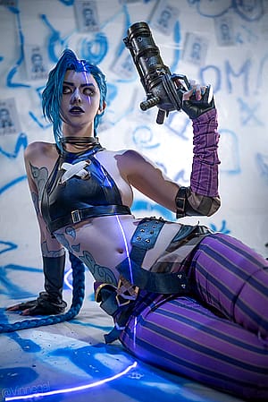 Jinx cosplay by Vinnegal'
