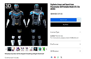Does anyone have this 3D model of the Vigilante costume from the Peacemaker series that I can borrow to cosplay the character?'