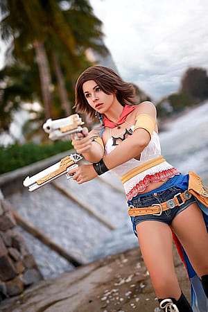 Yuna from Final Fantasy X-2 by Yuna Kairi'