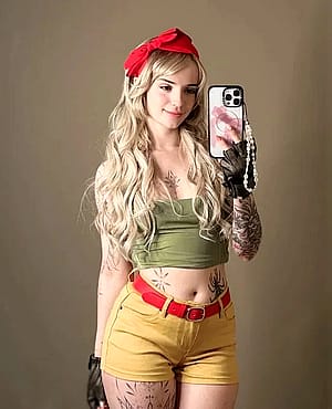 My Launch cosplay from Dragon Ball by me LeesiBB'