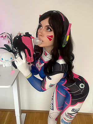 D.va from Overwatch by soakedplushie'