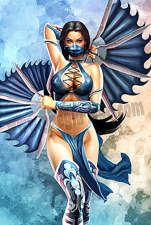 Kitana cosplay from Mortal Kombat by yumichu'
