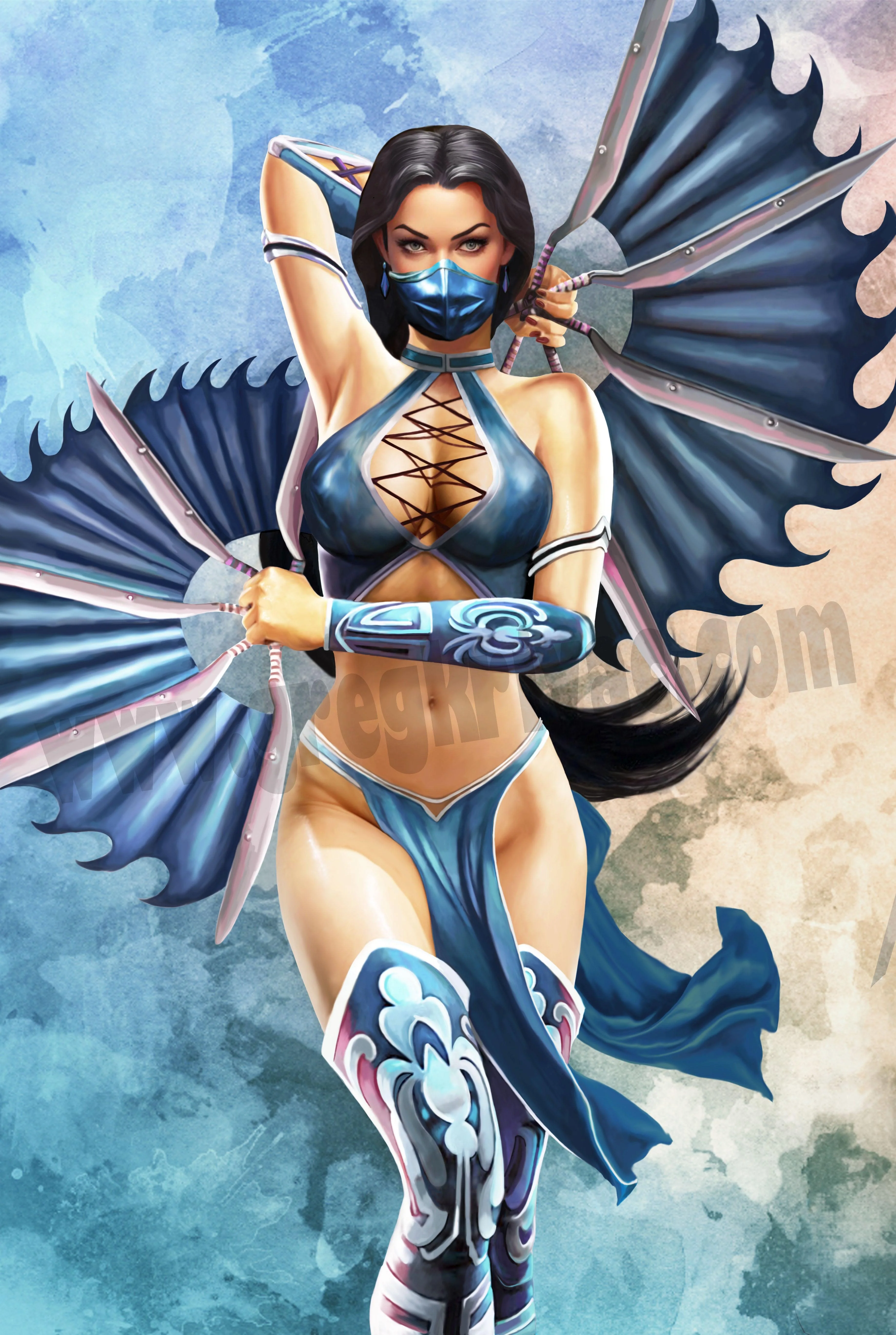 Kitana cosplay from Mortal Kombat by yumichu picture 1 of 2