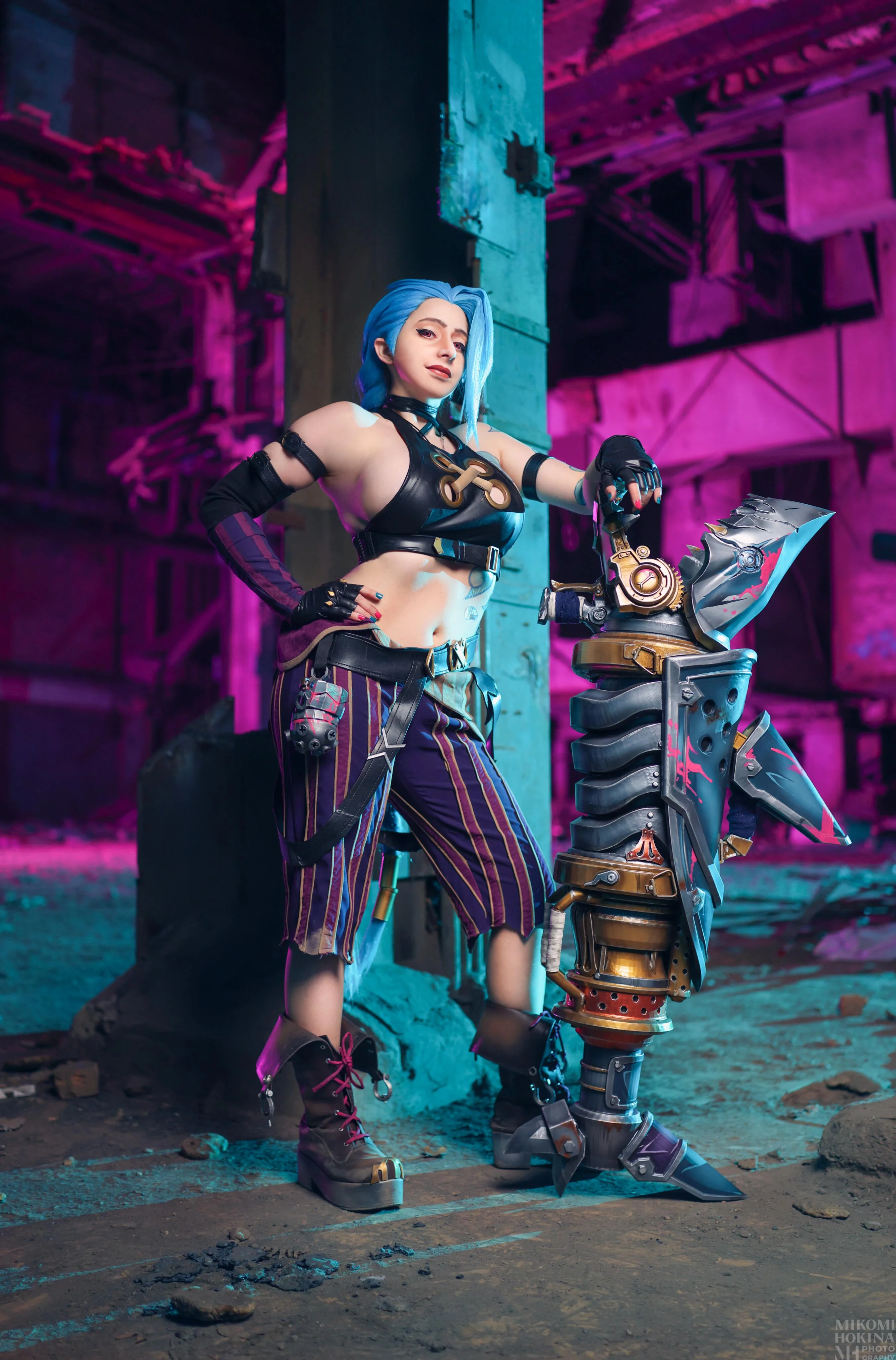 My Jinx cosplay (and self made Fishbones!) by Mikomi Hokina picture 1 of 1