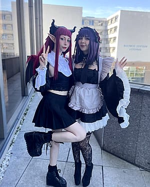 Rizu Kyun and Shizuku-tan by strelochka and christ_usi'