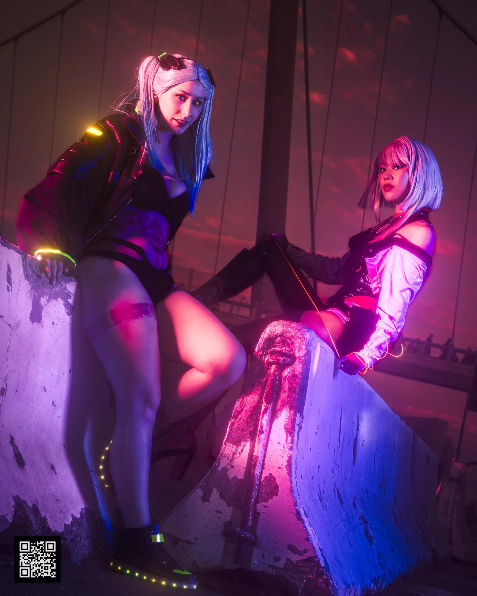 Lucy & Rebecca from Cyberpunk Edgerunners (sarahxrj and killjoycosx and the.kith) picture 2 of 3
