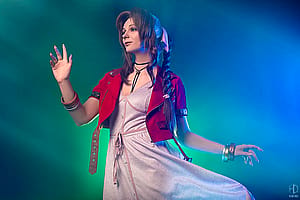 Aerith from Final Fantasy by AGflower'