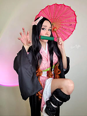 Nezuko Kamado from Demon Slayer by KumasukiCosplay'