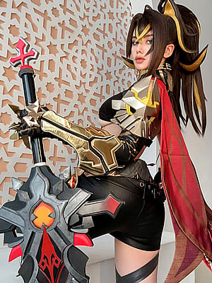 Dehya cosplay by Anna Aifert'