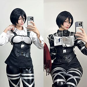 Mikasa Ackerman from Attack on Titan by Kirahisuki'