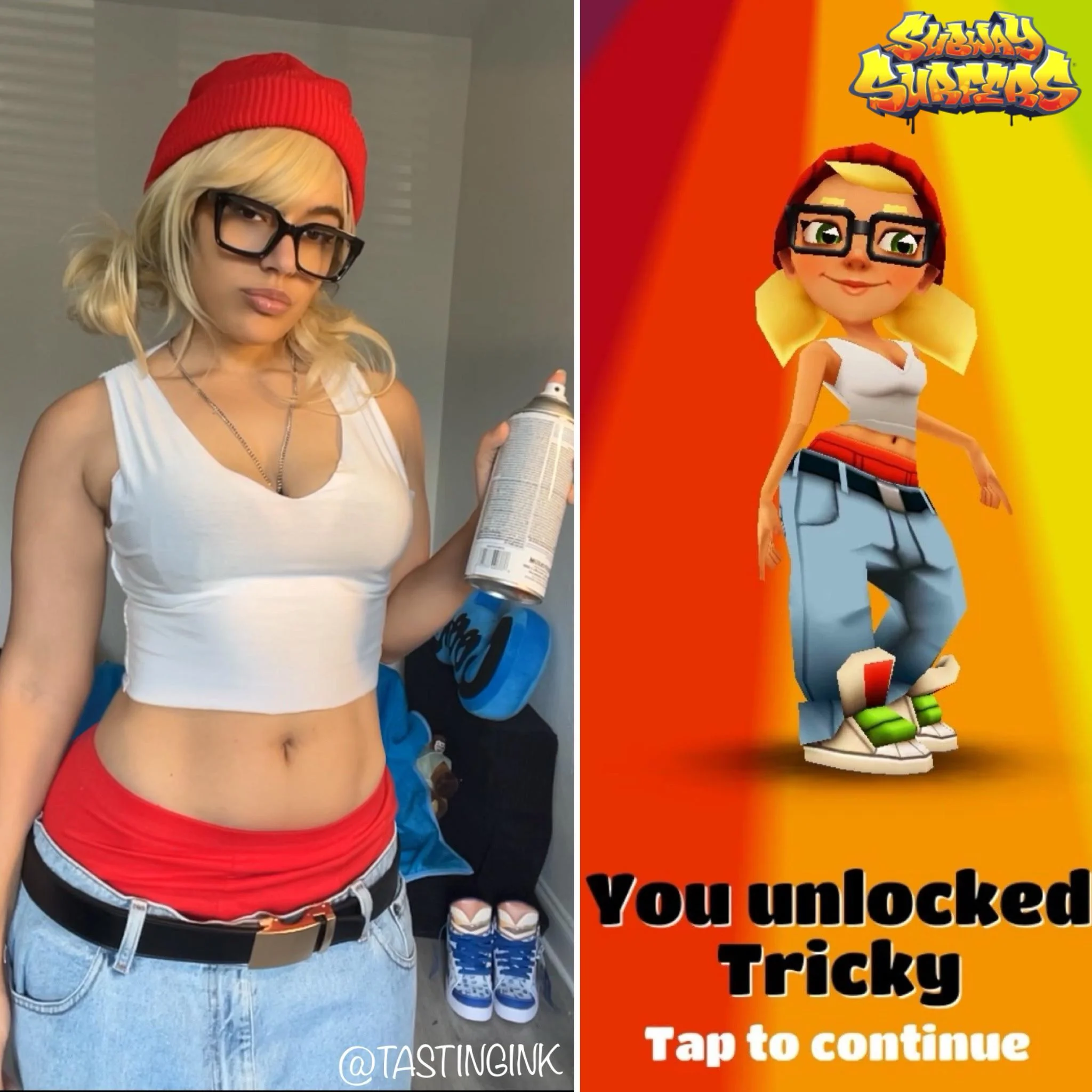 Tricky from Subway Surfers cosplay by @tastingink picture 1 of 1