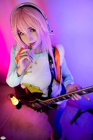 Super Sonico from Super Sonico The Animation by Enafox'