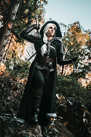 I am witcheressofcintra and this is my cosplay of Ciri from Witcher IV'