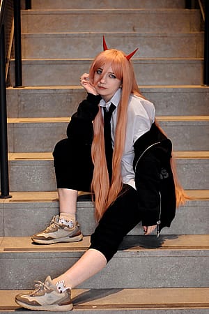 Cosplay Power from Chainsaw Man'