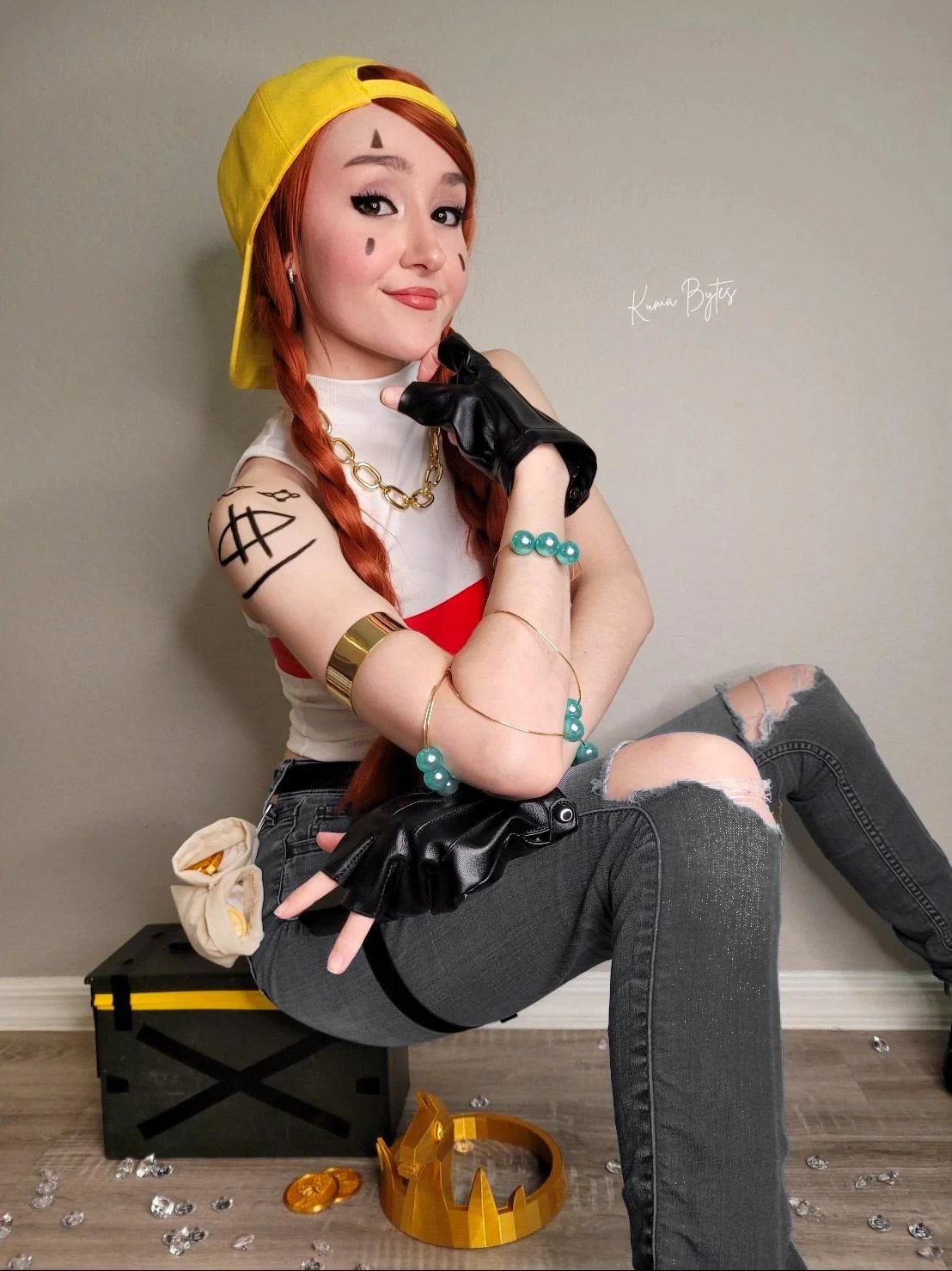 Aura from Fortnite by KumasukiCosplay picture 1 of 1