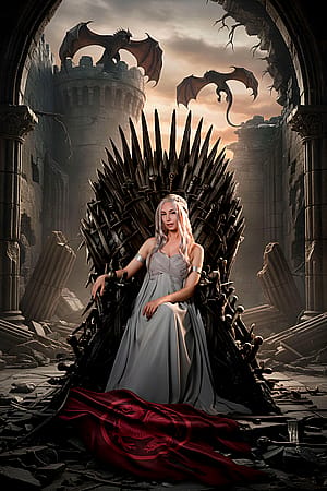 Daenerys Targaryen (Game of Thrones) by Many-Faced Demon'
